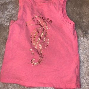 Toddler girls tank top pink